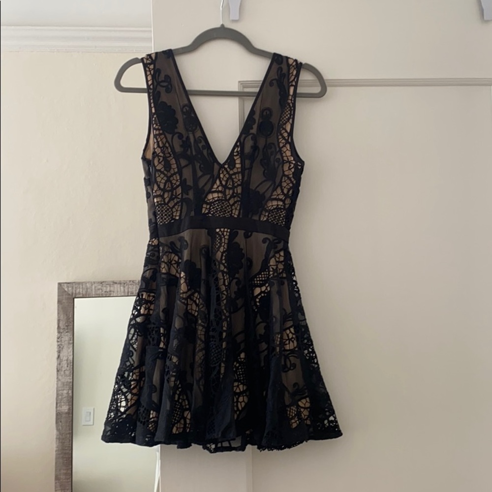 Low V dress